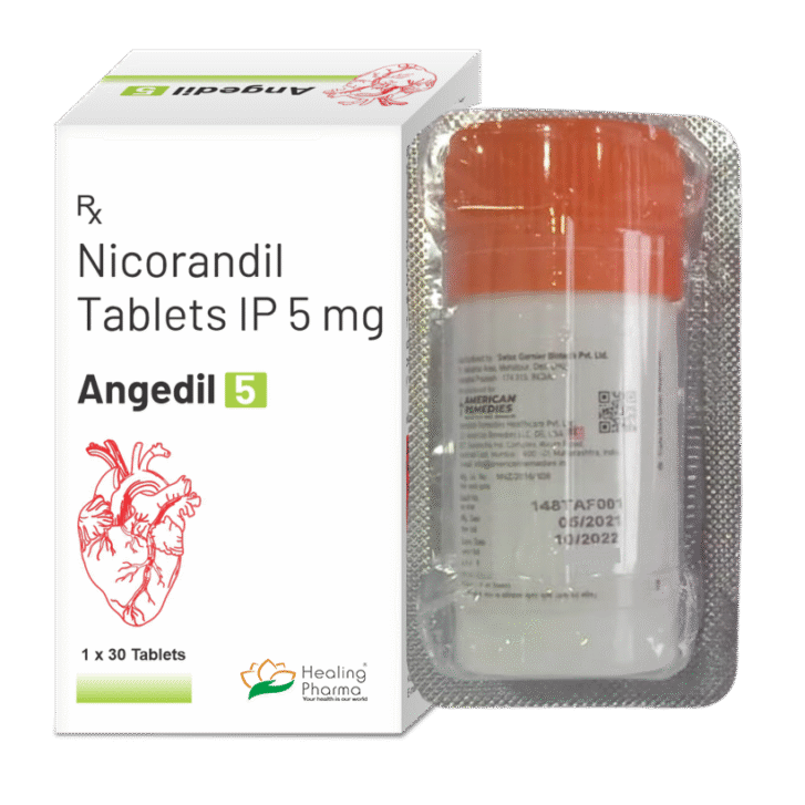 Angedil 5 – 尼可地尔 5 毫克片